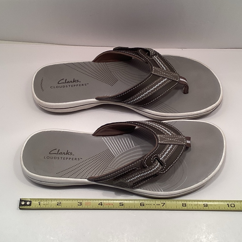 Clarks Cloudsteppers size 7 Dark Brown Sandals. NEW. (A3) - Picture 7 of 10